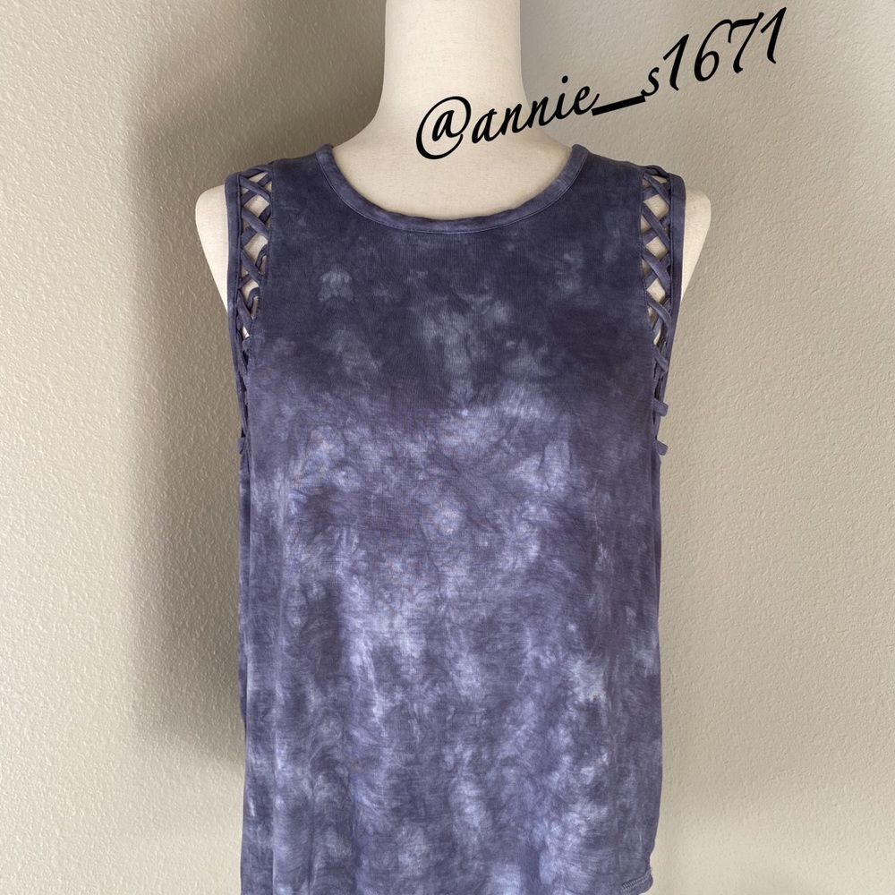 Soft & Sexy Tie Dye Purple Top